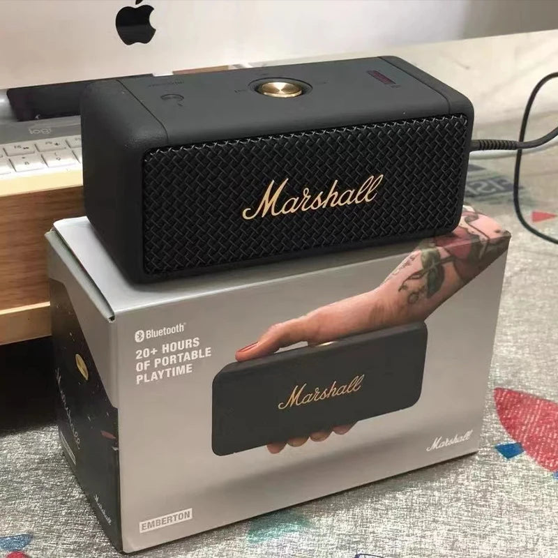 Coluna Bluetooth Marshall Emberton Portátil Branco